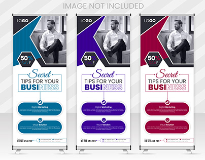 Corporate Rollup Banner Design Template