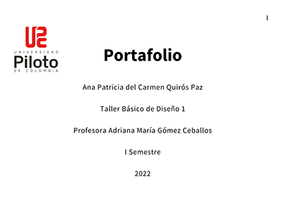 Portafolio - Ana Patricia Quirós