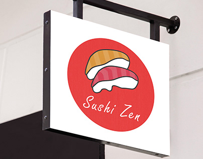 Sushi Zen (100 day logo challange)