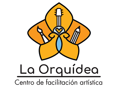 Logo y cartel para "La Orquidea"
