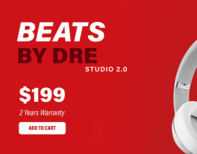 Beats Studio 2.0 - Redesigning an Ad
