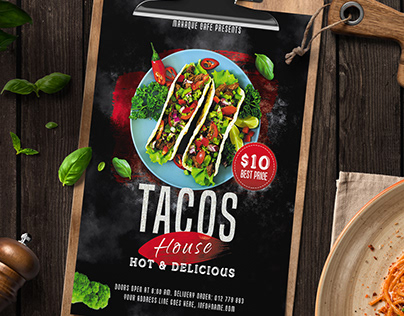 Tacos Menu Design