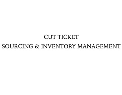Cut Ticket (Dunya Styles)