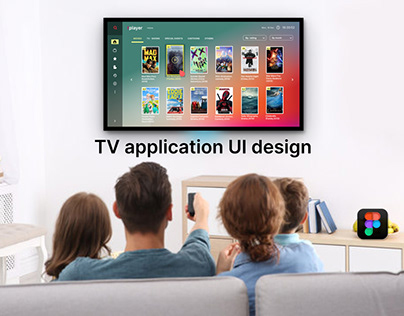 TV application UI design