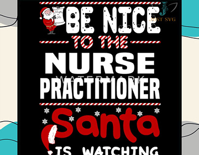 Nurse Practitioner, Christmas Svg, Merry Christmas Svg