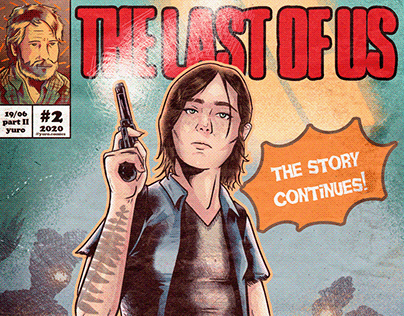The Last of Us 2 - Poster in retro comic style