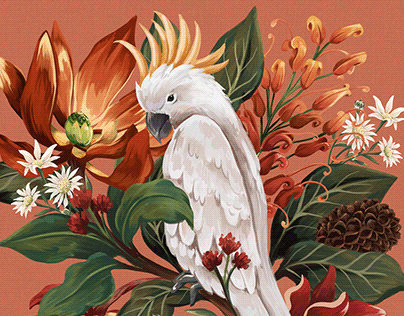 AUSTRALIANA | "Cockatoo Flora" Prints | Part 04