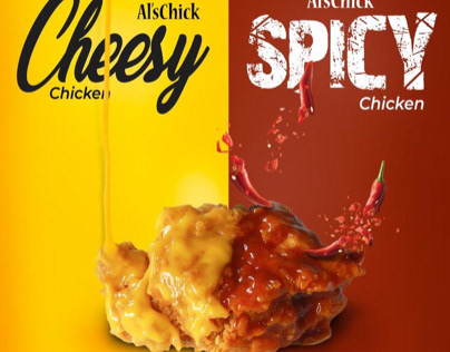 Chicken spicy advertising