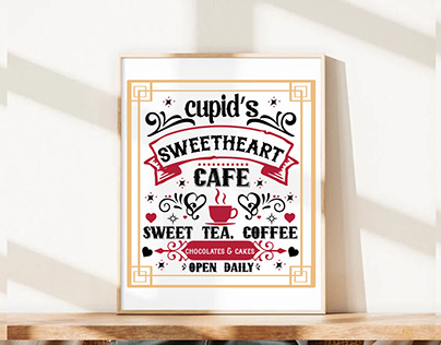 Cupid’s Sweetheart Cafe Sweet Tea, Coffee Chocolates
