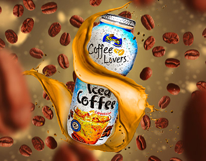 Advert for Iced coffee