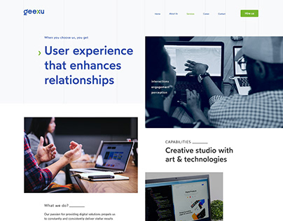 Geexu Web Design UI / UX