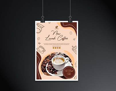 Flyer design New luwak coffee