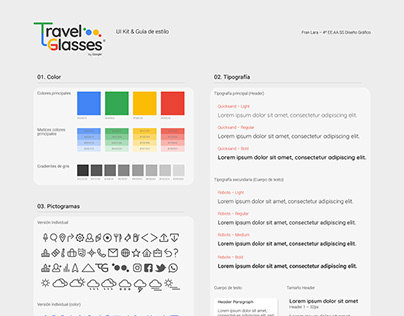UI Kit Travel Glasses by Google