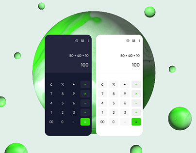 Mobile App Calculator Design
