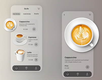 Coffee App - UI DESIGN