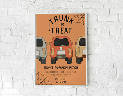 Trunk or Treat Poster Project