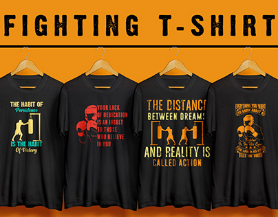 Knockout Threads: Dynamic Boxing T-Shirt Designs