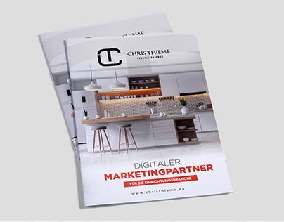 Informative brochure for kitchen and furniture industry