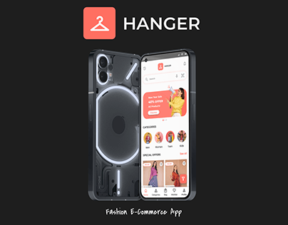 HANGER - Fashion E-Commerce App - UX/UI Case Study