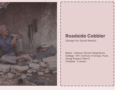 Social Needs Project - Roadside Cobblers