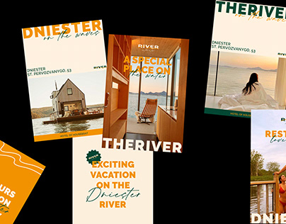 River Retreats - Houseboat Logo & Brand identity