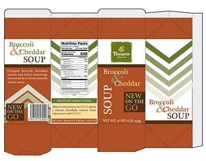 Panera Broccoli & Cheddar Soup Packaging