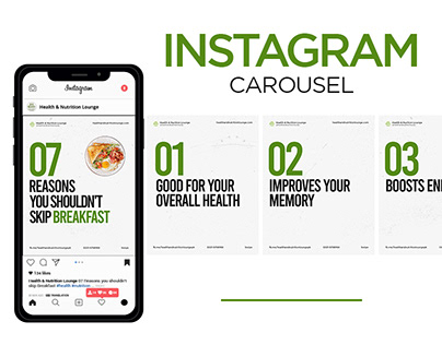 Insagram Carousel | Health & Nutrition Lounge