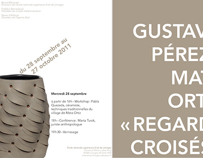 Gustavo Perez exhibition invitations