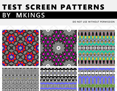 Test Screen Patterns
