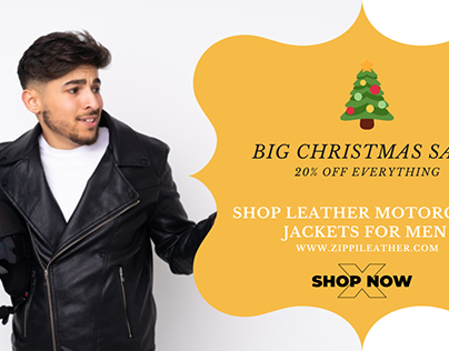 Shop Men's Leather Motorcycle Jackets - 20% OFF