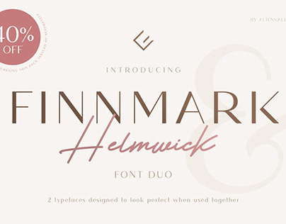 Finnmark & Helmwick - Font Duo