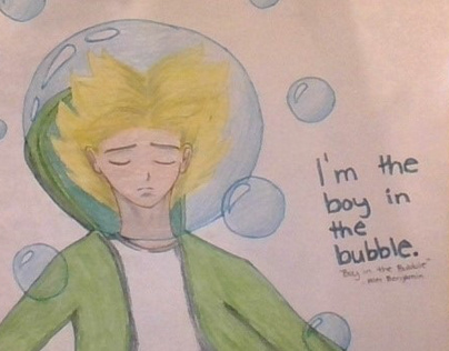 Boy in the Bubble - Ninjago Movie Lloyd fan art