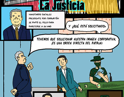comic "La liga de lo que no es la justicia II"