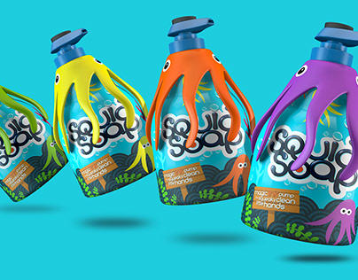 Squid Soap - Branding and Packaging Design