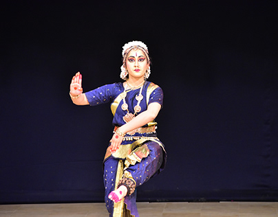 One of a form of classical dance of India, Bharatantyam