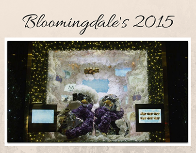 Bloomingdale's Holiday Windows 2015