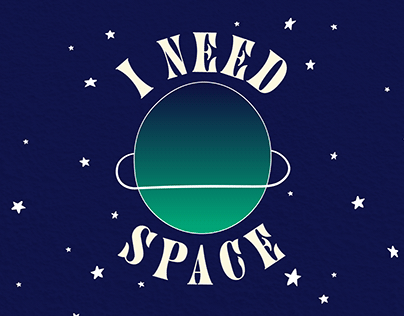 I Need Space Illustration