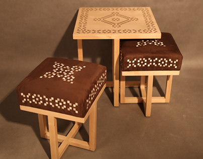 ETNO - stools + coffee table