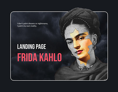 Landing page Frida Kahlo