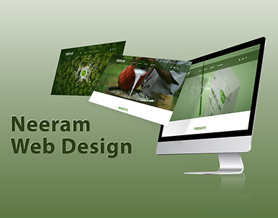 Neeram Website Design - UI/ UX