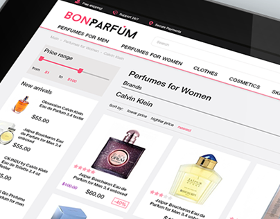 E-commerce "Bonparfum"