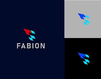 f letter logo design