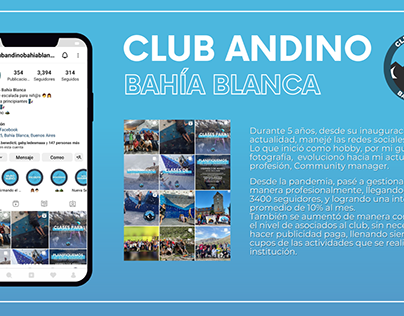 Resumen RRSS Club Andino Bahía Blanca