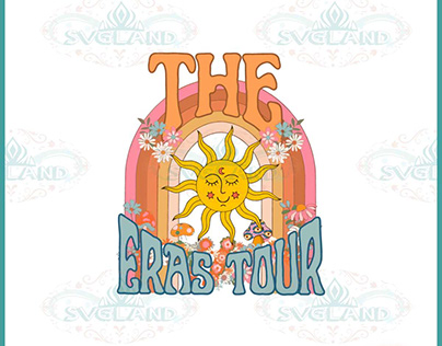 Grovy The Eras Tour Swiftie Grovy Floral Rainbow