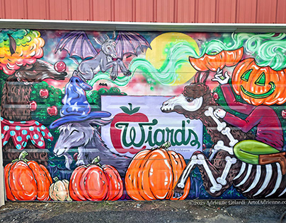 Wiard's Orchard Barn Door Mural