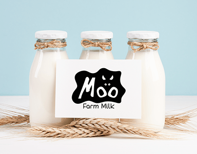 Logo for the dairy farming company