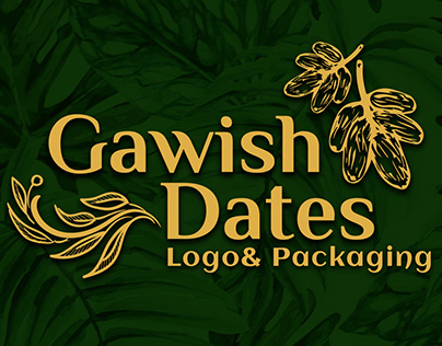 Gawish Dates Logo & packaging