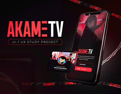 Project thumbnail - AKAME TV - UI/UX App Design