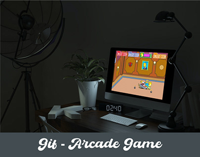 THE SIMPSONS GIF-ARCADE GAME
