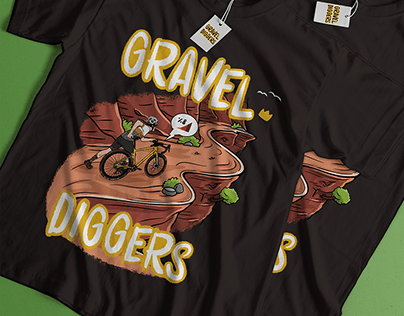 GravelDiggers - T-shirt design